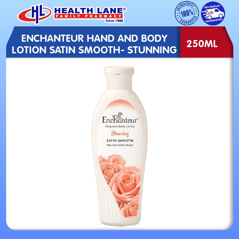 ENCHANTEUR HAND AND BODY LOSYEN SATIN SMOOTH- STUNNING (250ML)